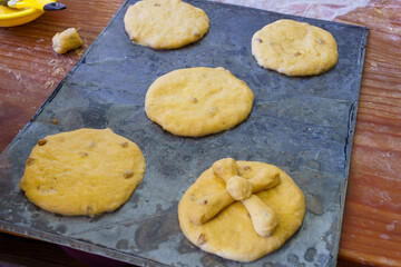 hojaldras Day of the dead Mexican Bread