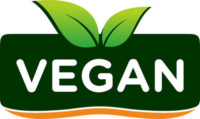 vegan stamp icon png logo template	
