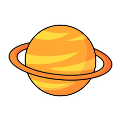 Saturn icon.