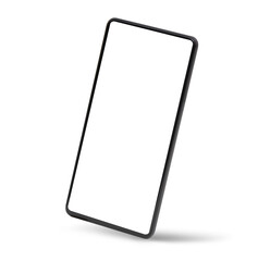 Device mockup, mobile phone isolated