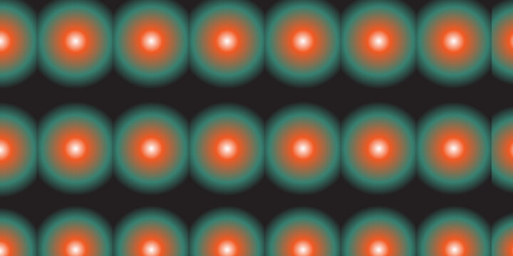 Eye shadows palette, Abstract colorful blurred bokeh light on dark background.Technology and discotheques concept.