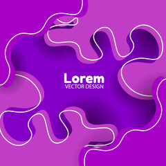 Purple Social media Banner promotion Background vector Design.