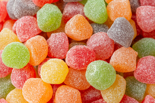 Gum Drops Colorful Background