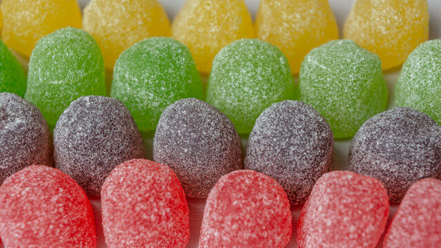 Colorful Gum Drops Background