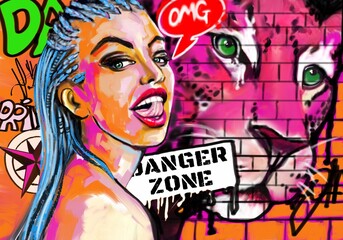 Danger Zone Graffiti Freestyle - 527333021