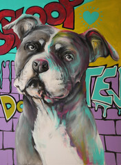 Graffiti Dog - 527337465