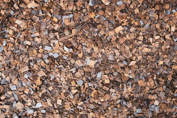 ウッドチップのテクスチャ
