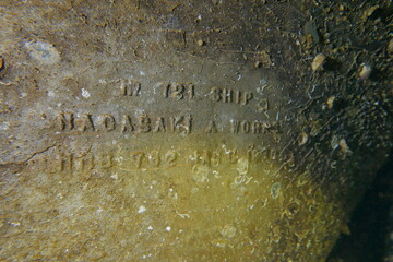 Famous wreck ship Fujikawa maru in Truk lagoon.