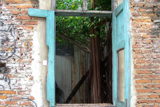 Maison abandonné, Bangkok, Thaïlande