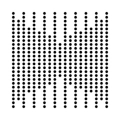 Halftone gradient.Dots pattern vector. Polka dot background.Background with monochrome dotted texture. Polka dot pattern template.Abstract geometric shape.Seamless black polka dot pattern on white.