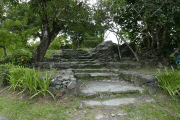Colonia city in Yap state, Micronesia.