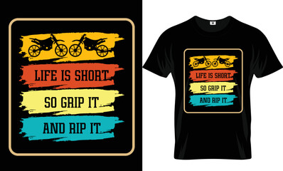 Motorcycle T shirt Design