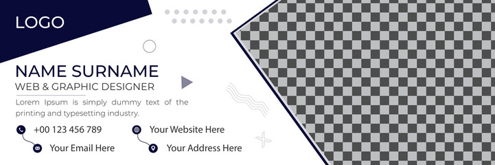 Creative Social Media Cover Design Template 