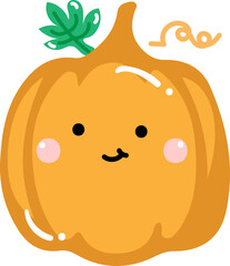 Cute Halloween pumpkin for decoration.