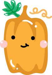 Cute Halloween pumpkin for decoration.