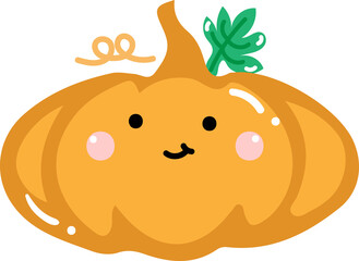 Cute Halloween pumpkin for decoration.