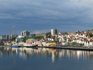 Naklejka na ściany i meble Hafengegend von Stavanger
