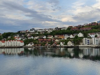 Fototapeta na wymiar Hafengegend von Stavanger