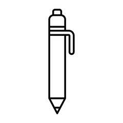 Ball pen outline icon