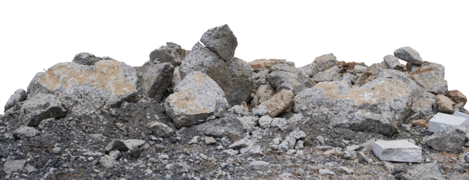 Ruin rubble, broken.