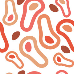 Abstract seamless pattern, texture, background, wallpapers, endless ornament, repeating print. Geometric simple abstract shapes for textiles, wrapping paper, fabric, packaging design, cover design