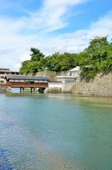 福井城跡 御廊下橋と山里口御門