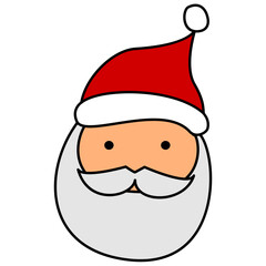Santa Claus Vector Graphic. Merry Christmas