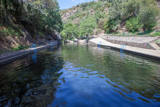Vadillo Natural swimming pool, Losar de la Vera, Spain