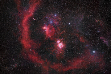 Orionnebel 85mm, Deepsky, Astrofotografie 