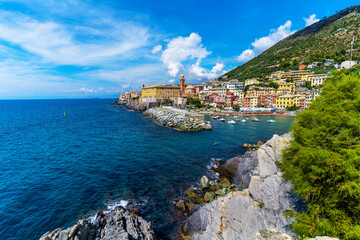 Impression vom Golfo Paradiso bei Nervi