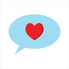 chat icon vector design template