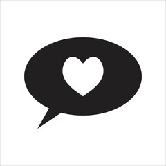 chat icon vector design template