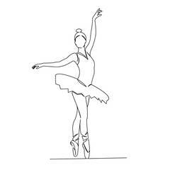 ballerina is dancing © nasharaga