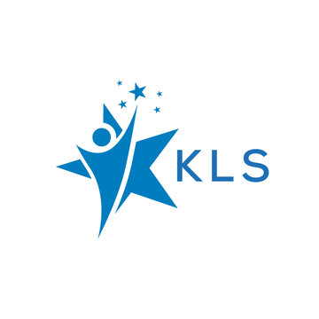 KLS Letter logo white background .KLS Business finance logo design vector image in illustrator .KLS letter logo design for entrepreneur and business.
