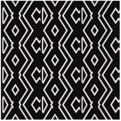 Design seamless monochrome geometric pattern. Abstract background. Vector art.Perfect for site backdrop, wrapping paper, wallpaper, textile and surface design. 