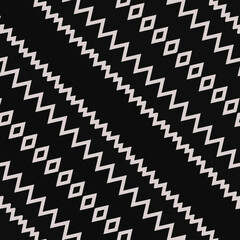 Design seamless monochrome geometric pattern. Abstract background. Vector art.Perfect for site backdrop, wrapping paper, wallpaper, textile and surface design. 