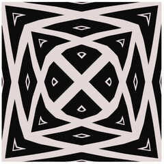 Design seamless monochrome geometric pattern. Abstract background. Vector art.Perfect for site backdrop, wrapping paper, wallpaper, textile and surface design. 