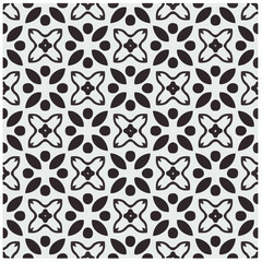 Design seamless monochrome geometric pattern. Abstract background. Vector art.Perfect for site backdrop, wrapping paper, wallpaper, textile and surface design. 