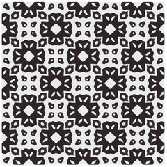 Design seamless monochrome geometric pattern. Abstract background. Vector art.Perfect for site backdrop, wrapping paper, wallpaper, textile and surface design. 