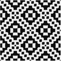 Design seamless monochrome geometric pattern. Abstract background. Vector art.Perfect for site backdrop, wrapping paper, wallpaper, textile and surface design. 