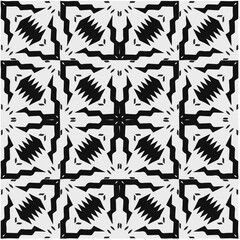 Design seamless monochrome geometric pattern. Abstract background. Vector art.Perfect for site backdrop, wrapping paper, wallpaper, textile and surface design. 