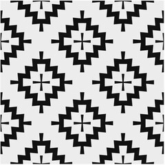 Design seamless monochrome geometric pattern. Abstract background. Vector art.Perfect for site backdrop, wrapping paper, wallpaper, textile and surface design. 