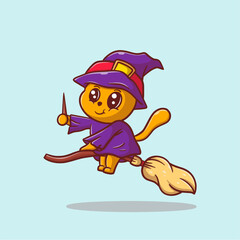 cute cat vector icon illustration