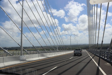Obraz premium Panama Canal, 100th Anniversary Bridge