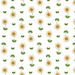 Floral pattern in autumn colors for your design.