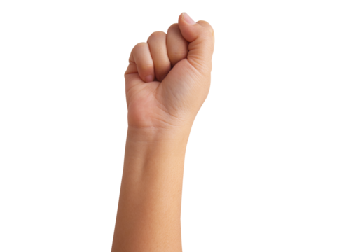 Woman hand isolated transparency background - Powered by Adobe