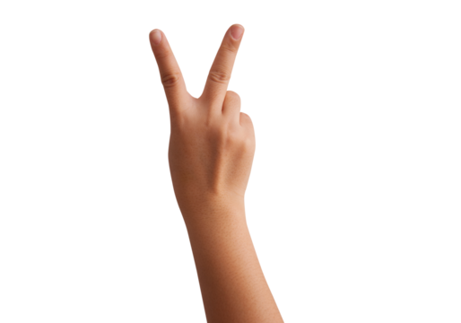 Woman hand isolated transparency background - Powered by Adobe