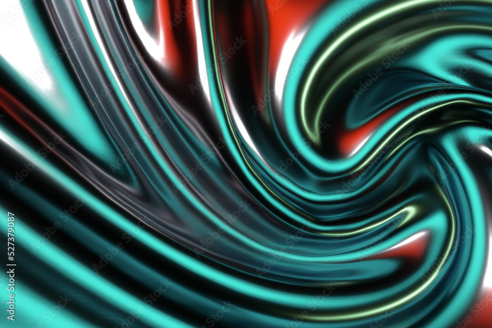 Aufkleber abstract metal chrome silver shiny texture background. 3d rendering
