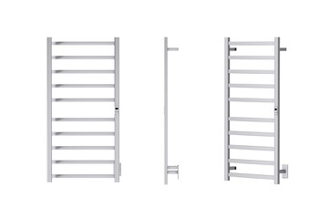 Modern Bathroom Towel Dryer. 3d Rendering