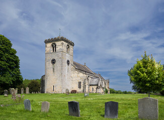 Obraz premium Rudston, UK, June 2022, view of the Parish Church